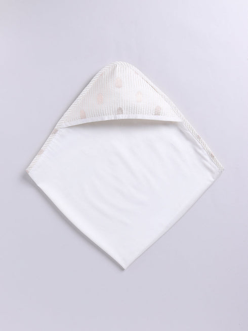 Infant Boy's Cream Silk Blend Ethnic Combo Set